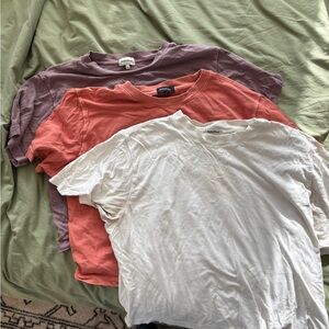 Set of 3 Richer Poorer T shirts
